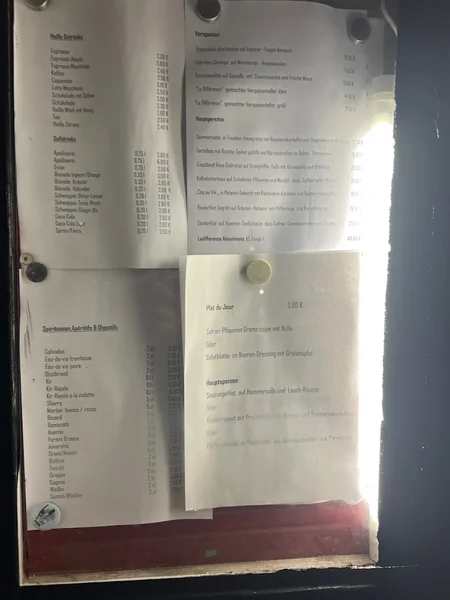 menu 0 of La Difference