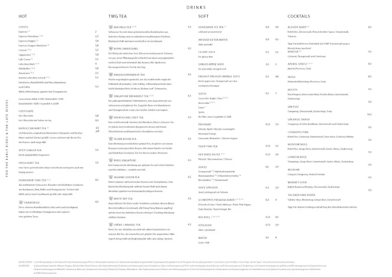 menu 1 of The Gardener's Nosh