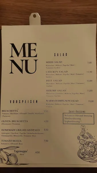 menu 2 of Much Needed Restaurant