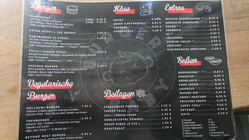 menu 1 of Burger Baby