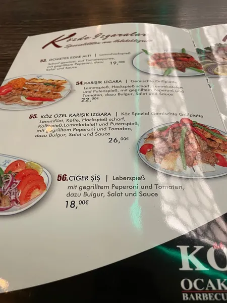 menu 0 of Köz Ocakbasi