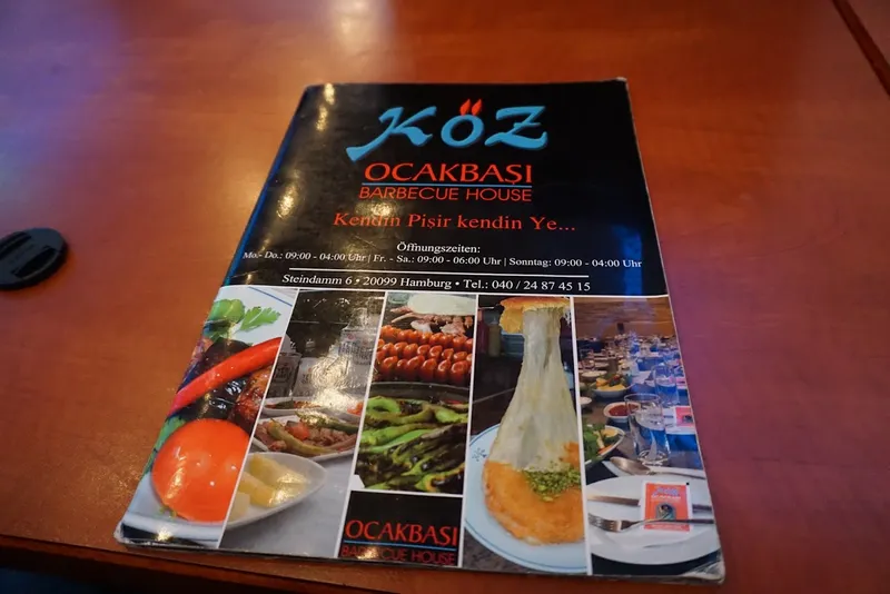 menu 2 of Köz Ocakbasi