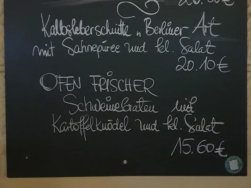 menu 2 of Zum Brünnstein