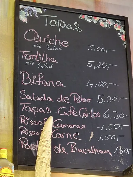 menu 2 of Pasteleria Café Carlos