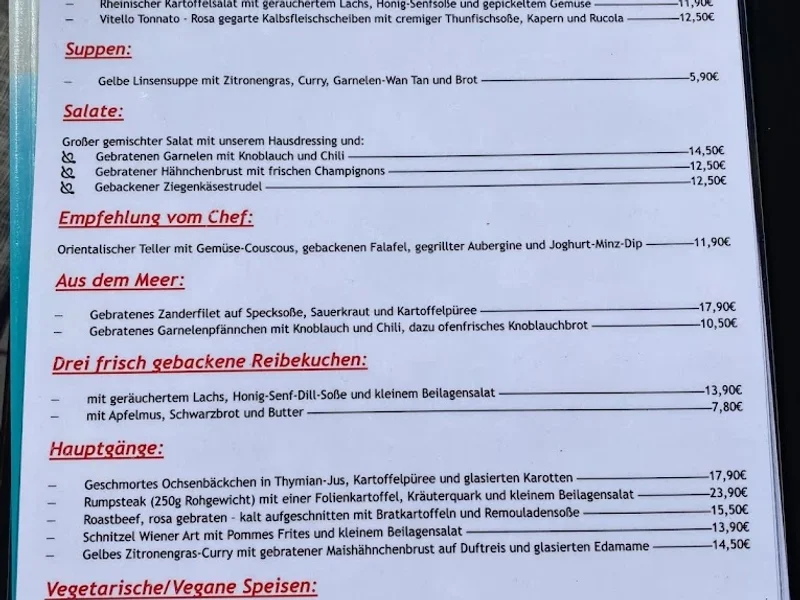 menu 0 of RheinLust Köln