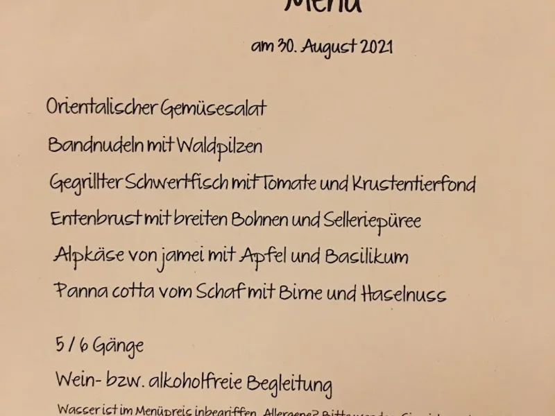menu 0 of Restaurant & Weinhandel Broeding