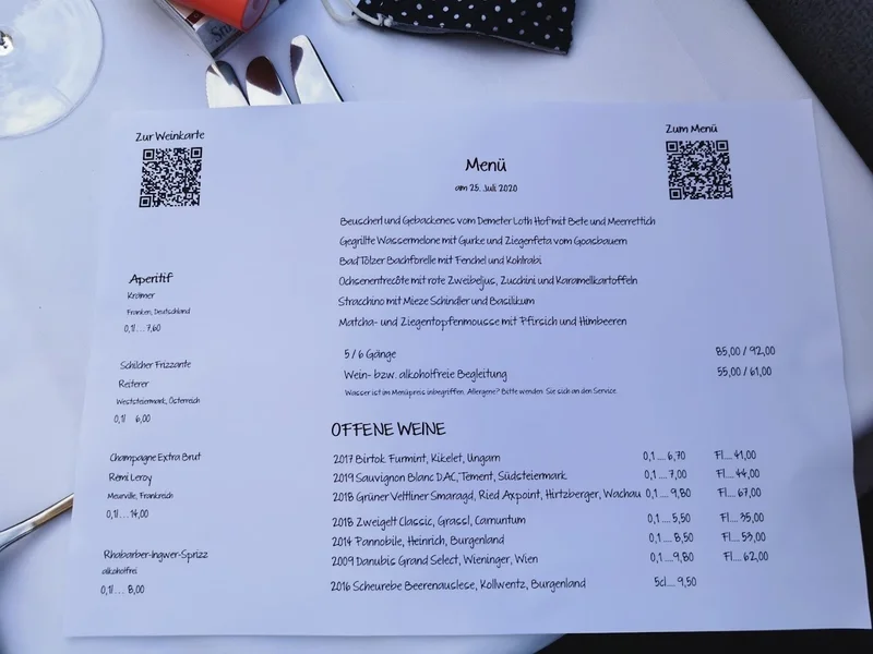 menu 1 of Restaurant & Weinhandel Broeding