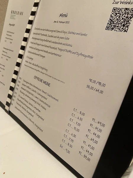 menu 2 of Restaurant & Weinhandel Broeding