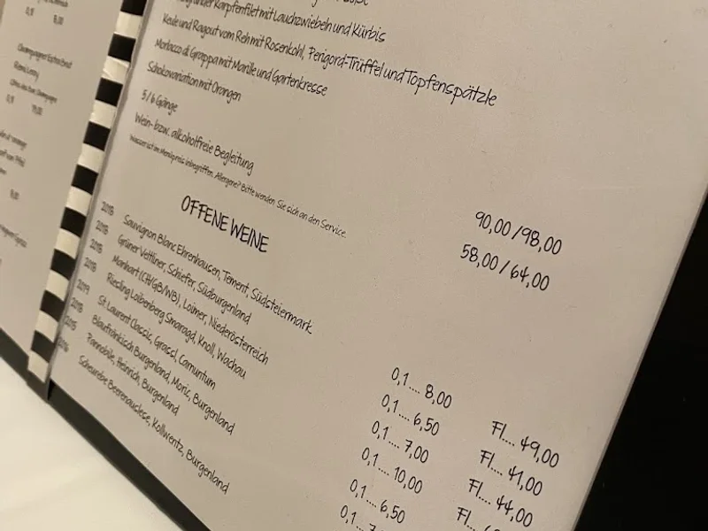 menu 2 of Restaurant & Weinhandel Broeding