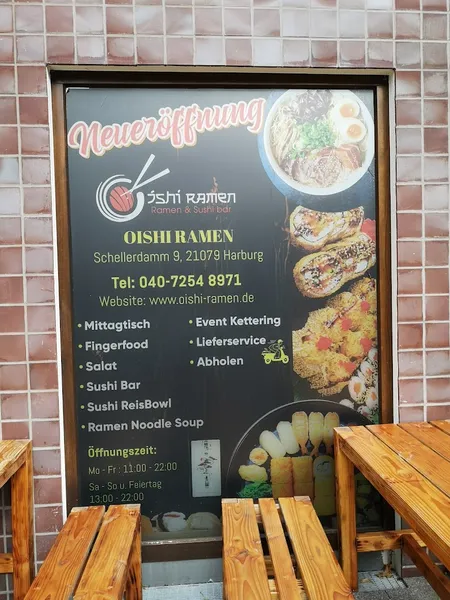 menu 2 of OISHI Ramen & Sushi Bar