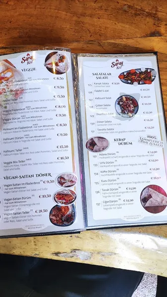 menu 1 of Saray Köz