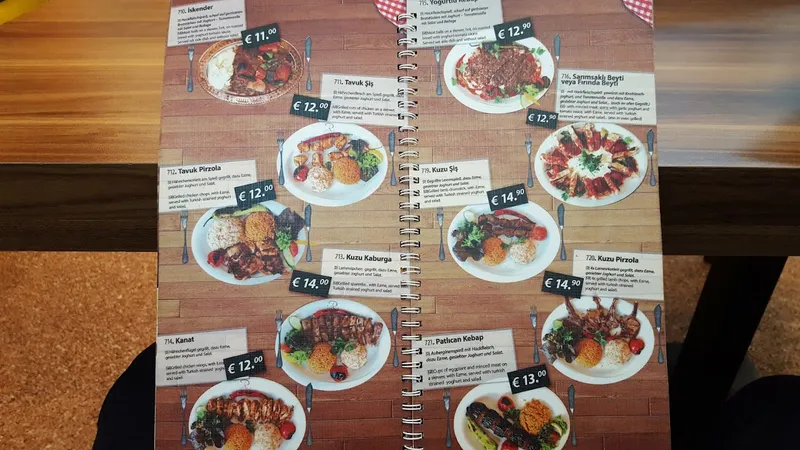 menu 2 of Saray Köz
