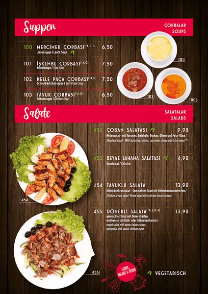 menu 2 of Lades Holzkohlegrill Restaurant Hamburg