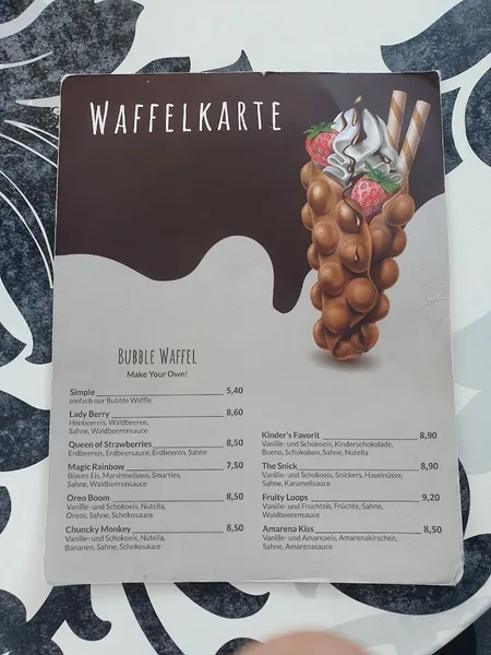 menu 2 of Eiscafé La Piazza