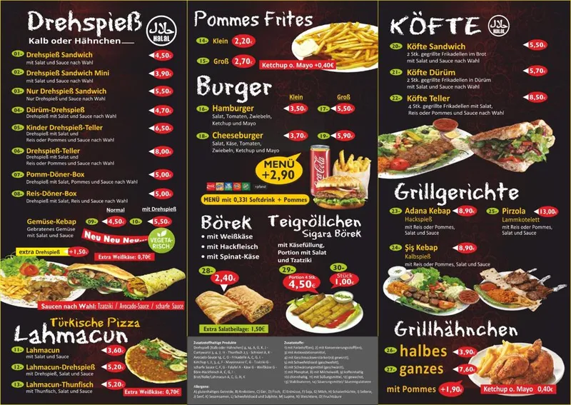 menu 0 of Sert Grill Imbiss Schnellimbiss