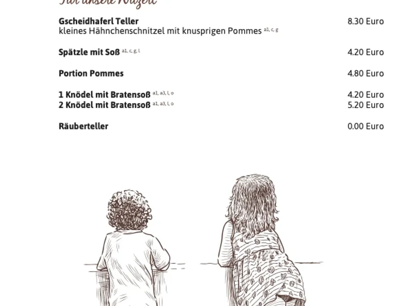 menu 1 of Wirtshaus Augustiner Kurgarten