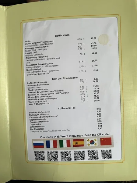 menu 2 of Augustiner-Keller
