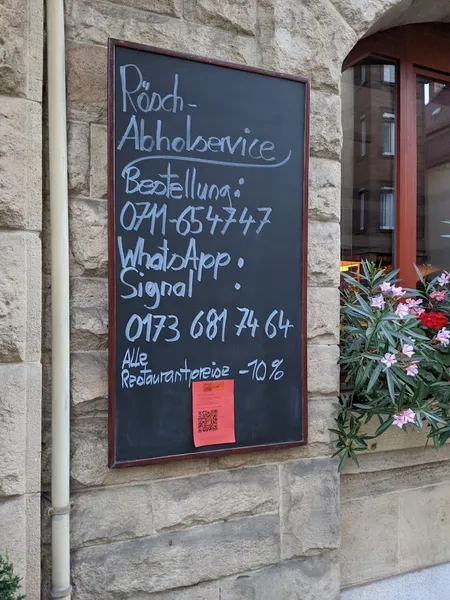 menu 0 of Restaurant Rösch