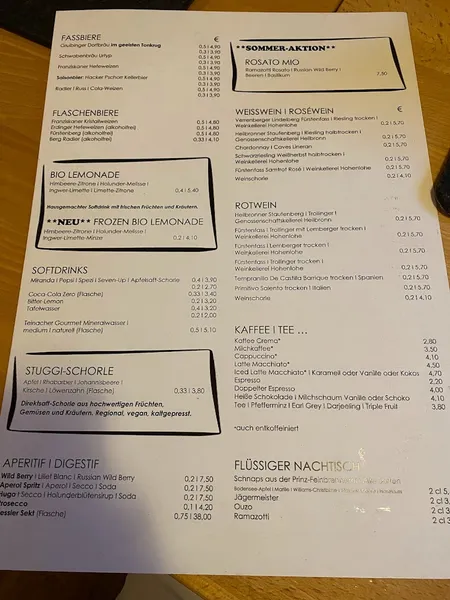 menu 0 of Der Foehrich