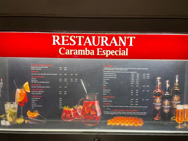 menu 0 of Caramba Especial