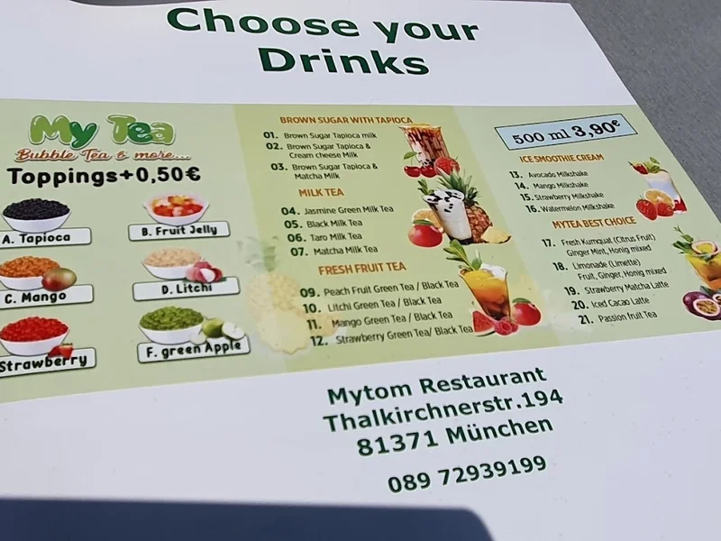 menu 0 of Mytom - Sushi & Asiatisch