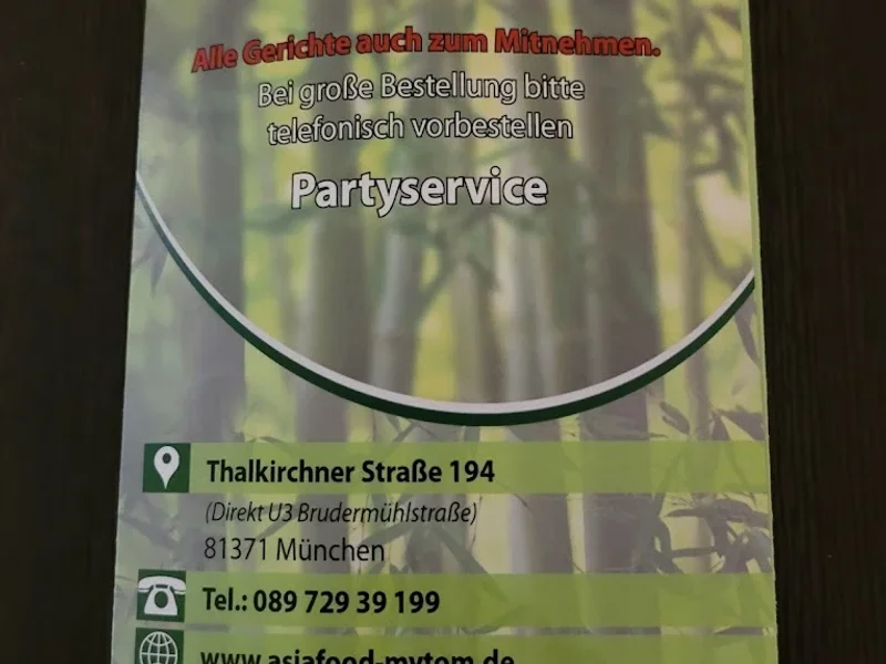 menu 1 of Mytom - Sushi & Asiatisch