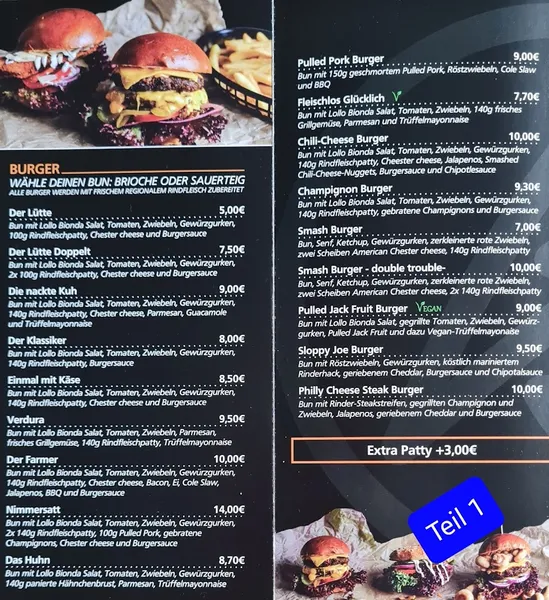 menu 0 of Kohldampf Hamburg