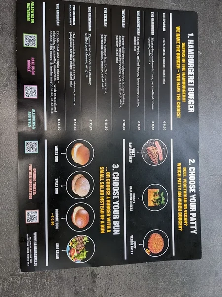 menu 1 of Hamburgerei EINS