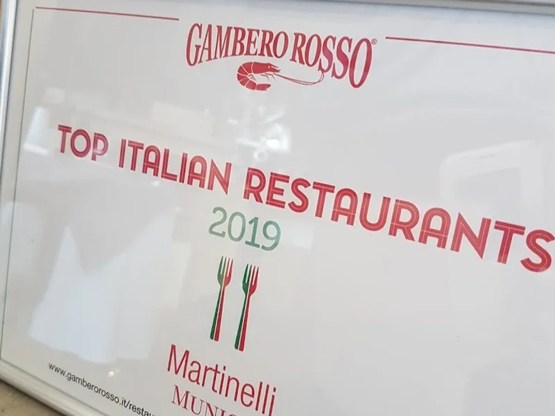 menu 1 of Ristorante MARTINELLI