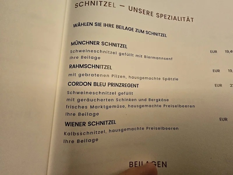 menu 1 of Gasthaus DER BIERMANN