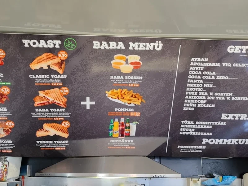 menu 1 of Kumru Baba