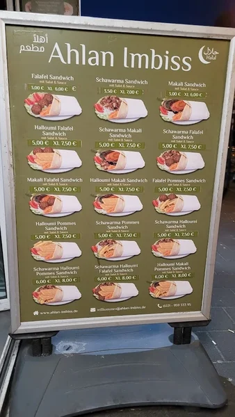 menu 0 of Ahlan Imbiss