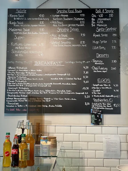 menu 0 of Cafe Mahlkunst