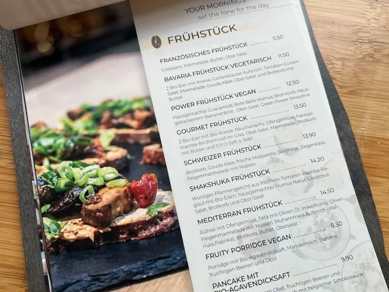 menu 1 of Cafe Mahlkunst