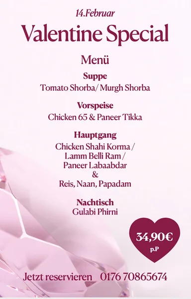 menu 0 of Raaz Indisches Spezialitäten Restaurant