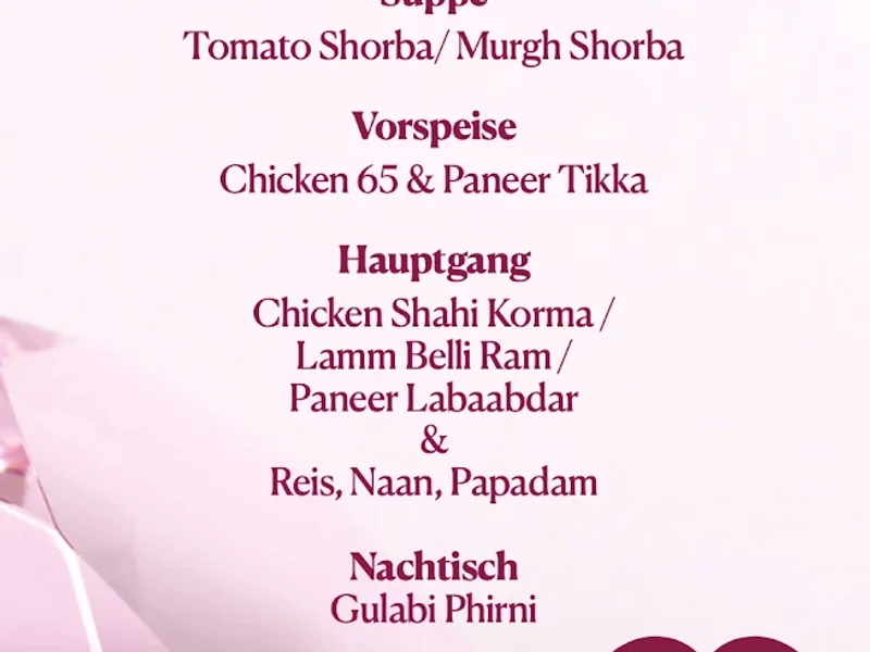 menu 0 of Raaz Indisches Spezialitäten Restaurant