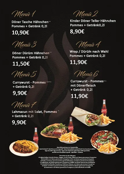 menu 0 of evvel AYET Holzkohlegrill Döner
