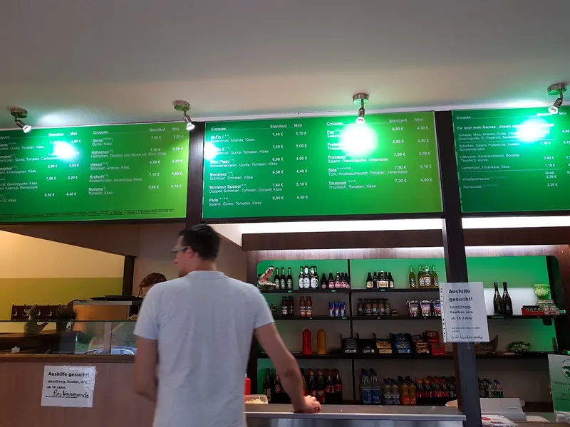 menu 2 of Zum Krokodil