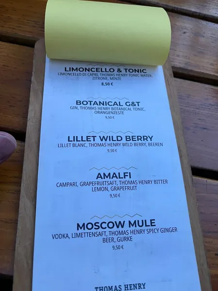 menu 2 of Goldbeker