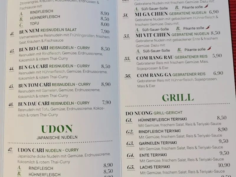 menu 0 of Viet-Thai Gourmet