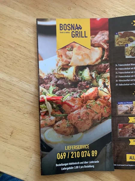 menu 1 of Bosna Grill - Imbiss - Kiosk - Lieferservice
