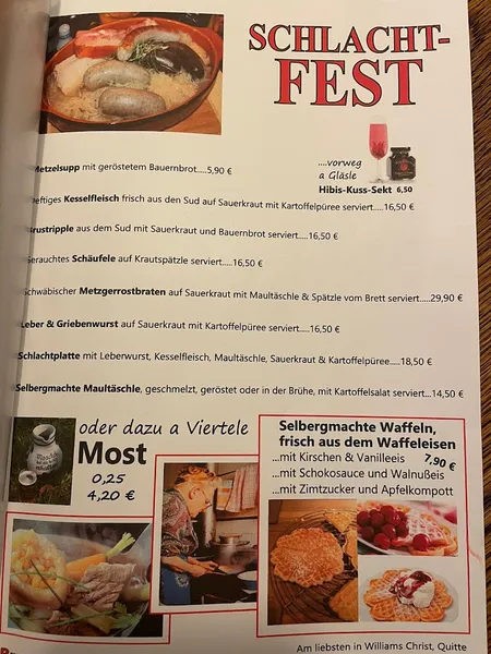 menu 0 of Brauerei Wirtshaus Sanwald