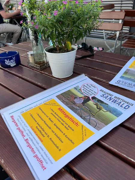 menu 2 of Brauerei Wirtshaus Sanwald