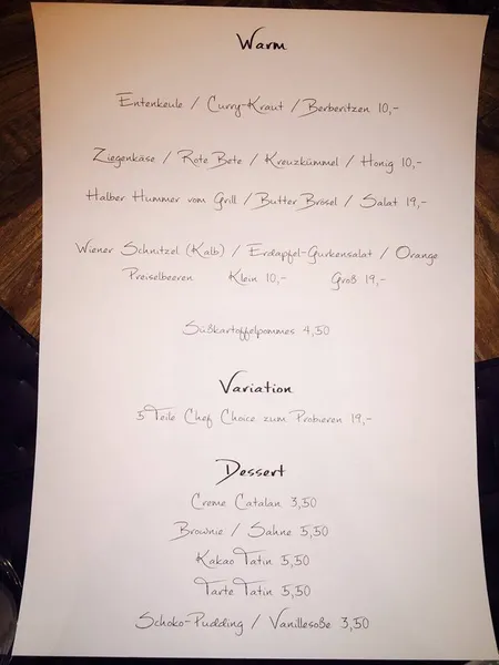 menu 2 of PATIO Restaurant & Bar