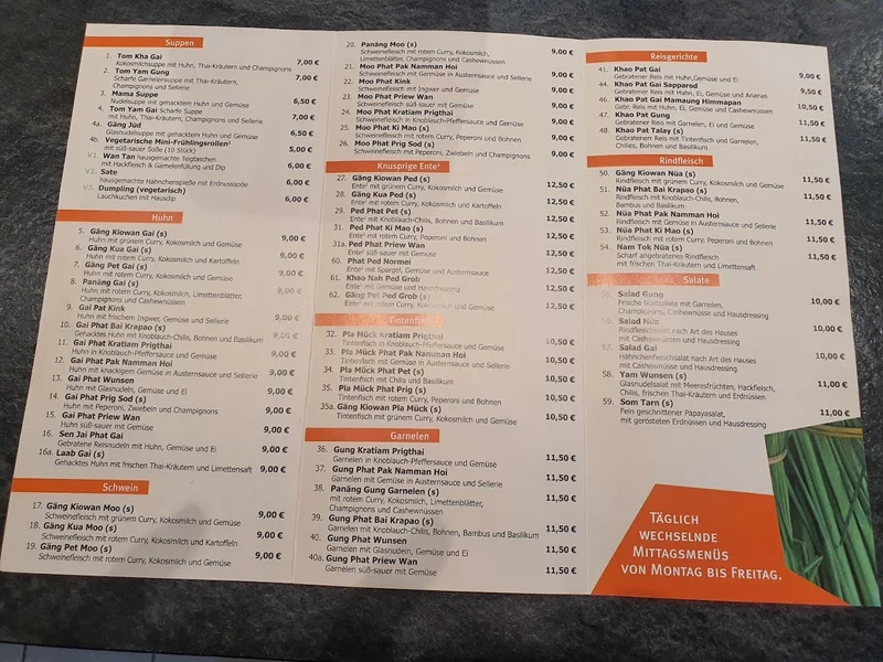 menu 0 of Thai Food 2