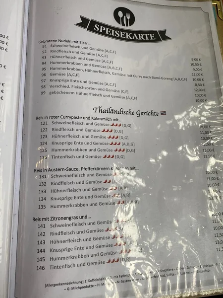 menu 1 of China-Thai Restaurant Do