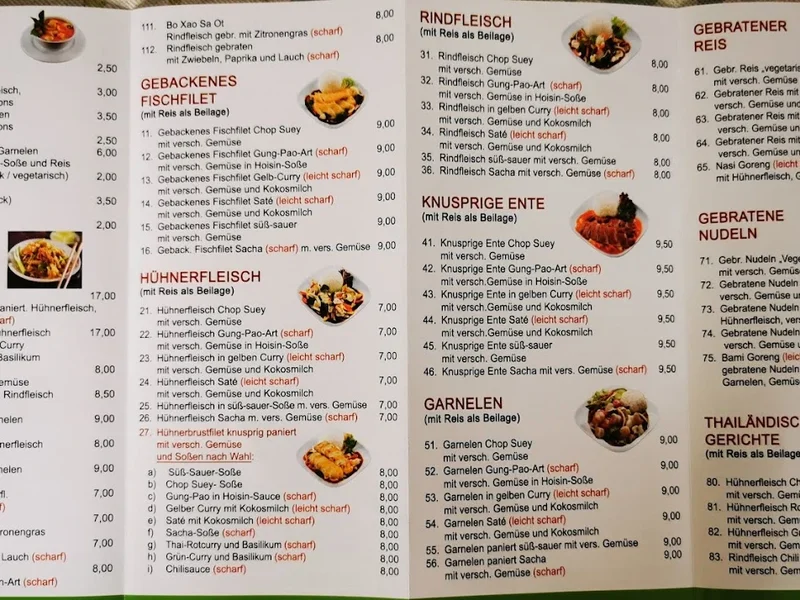 menu 0 of ASIA PANDA - Asia Küche&Sushi