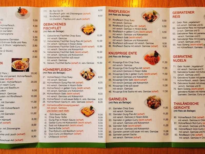 menu 1 of ASIA PANDA - Asia Küche&Sushi