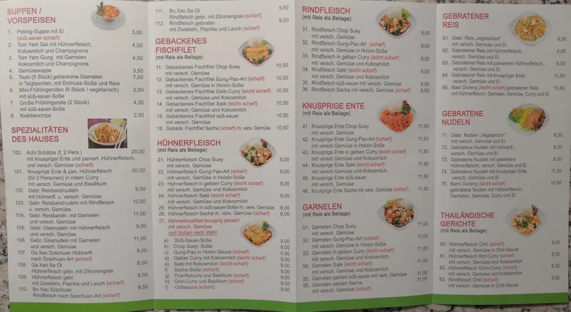 menu 2 of ASIA PANDA - Asia Küche&Sushi
