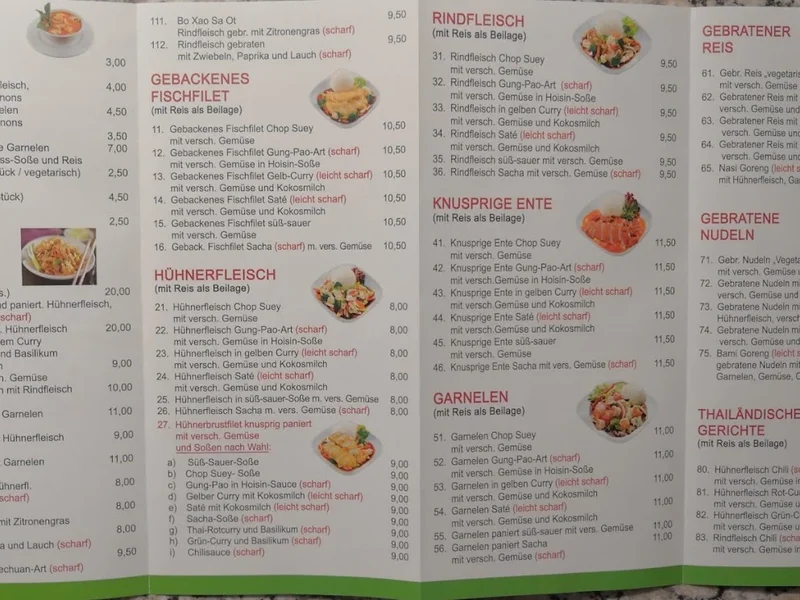 menu 2 of ASIA PANDA - Asia Küche&Sushi